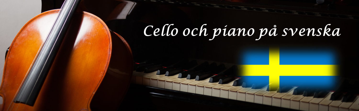 21 January 18.00 Cello and piano in Swedish